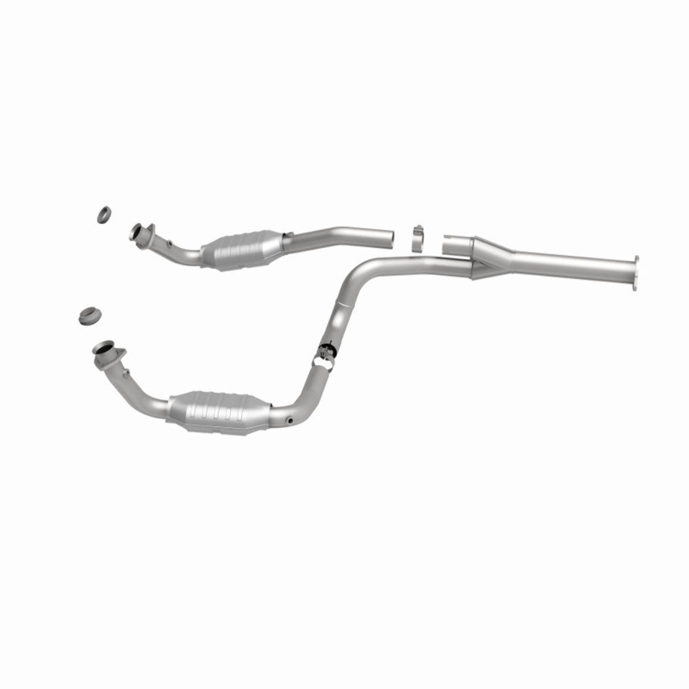 MagnaFlow direct-fit catalytic converter fits 2000-2002 Chevrolet Express 1500 4.3L and 2000-2002 GMC Savana 1500 4.3L stainless steel CARB compliant OBDII 51510