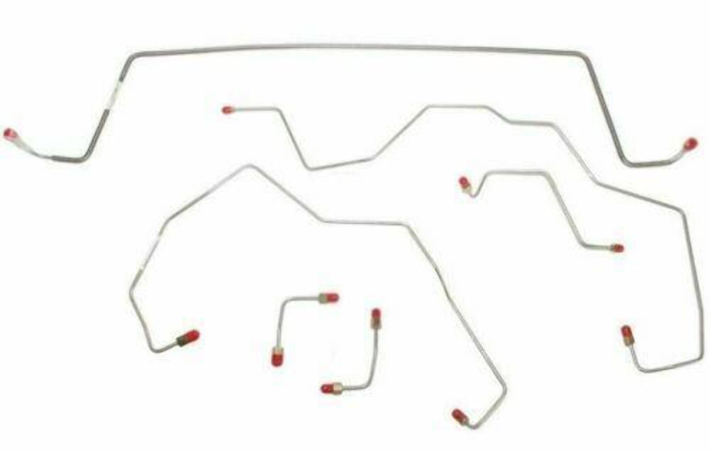 Front Brake Line Kit for 2002 Jeep Liberty No ABS stainless steel