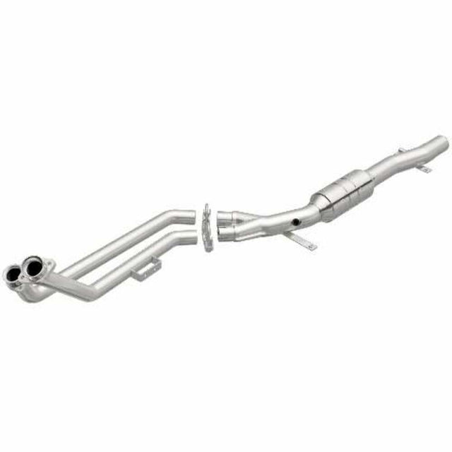 MagnaFlow direct-fit catalytic converter fits 2002 Mercedes SL600 passenger side passenger side stainless steel CARB compliant 24015