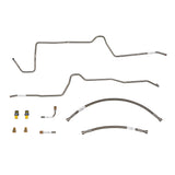 t 2003-04 Jeep Wrangler Transmission Cooler Lines TJ w/ 4.0L Stainless WTC0355SS Fine Lines