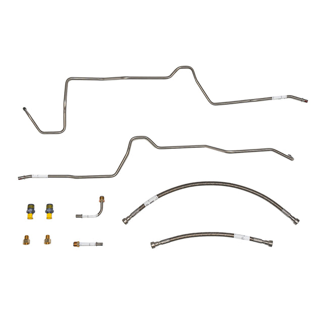 t 2003-04 Jeep Wrangler Transmission Cooler Lines TJ w/ 4.0L Stainless WTC0355SS Fine Lines