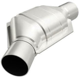 MagnaFlow universal catalytic converter 2.25 inch inlet/outlet stainless steel CARB compliant 457175