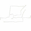 Brake Line for 2003-2005 Dodge Neon SRT-4 Intermediate stainless steel