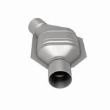 MagnaFlow universal catalytic converter 2.5 inch inlet/outlet stainless steel CARB compliant 458076
