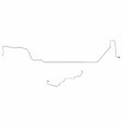 Brake Line for 2003-2005 Jeep Liberty Intermediate No ABS stainless steel