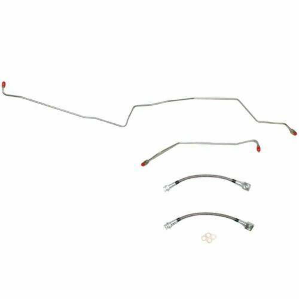 Brake Line for 2003-2005 Jeep Liberty Rear Axle Lines No- Rear No ABS stainless steel