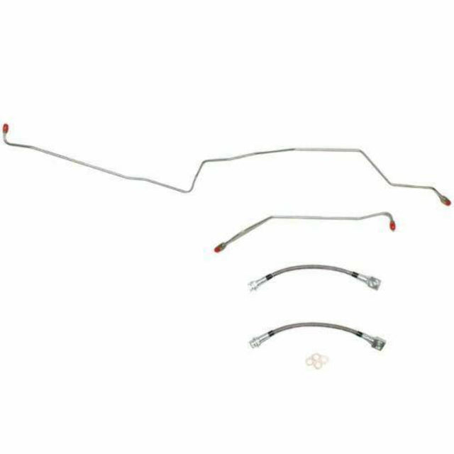 Brake Line for 2003-2005 Jeep Liberty Rear Axle Lines No- Rear No ABS stainless steel