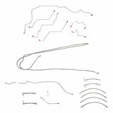 Brake Line for 2003-2005 Ram 3500 w/5.9L, , Ext Cab/; Complete AWABS ABS long bed stainless steel