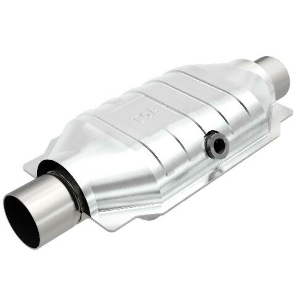 MagnaFlow universal catalytic converter 2.5 inch inlet/outlet stainless steel CARB compliant OBDII 459056