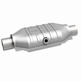 MagnaFlow universal catalytic converter 2.5 inch inlet/outlet stainless steel CARB compliant OBDII 459056