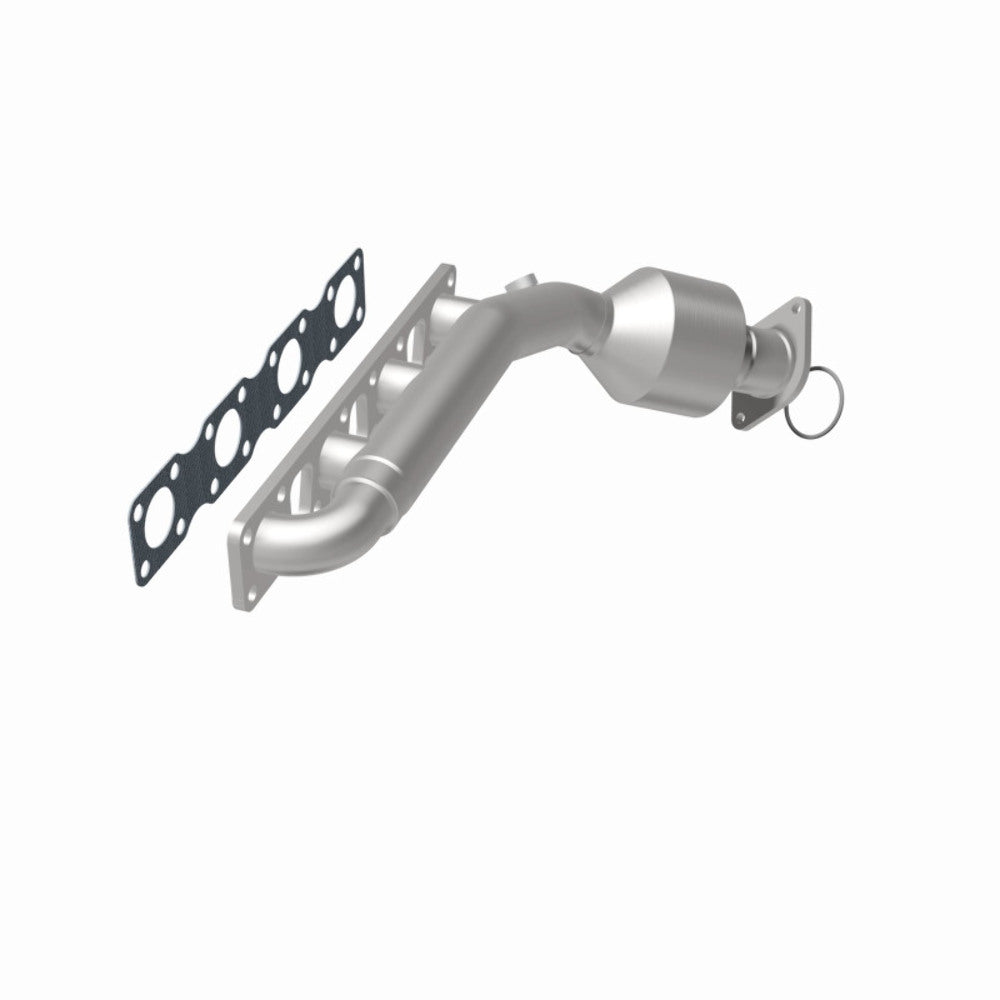 MagnaFlow direct-fit catalytic converter fits 2003-2004 INFINITI M45 and 2003-2006 INFINITI Q45, this and 2003-2004 M45 V8 4.5 4.5 inch inlet/outlet stainless steel CARB compliant 