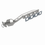 MagnaFlow direct-fit catalytic converter fits 2003-2004 INFINITI M45 and 2003-2006 INFINITI Q45, this and 2003-2004 M45 V8 4.5 4.5 inch inlet/outlet stainless steel CARB compliant 