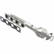 MagnaFlow direct-fit catalytic converter fits 2003-2004 INFINITI M45 and 2003-2006 INFINITI Q45, this and 2003-2004 M45 V8 4.5 4.5 inch inlet/outlet stainless steel CARB compliant 
