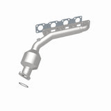 MagnaFlow direct-fit catalytic converter fits 2003-2004 INFINITI M45 and 2003-2006 INFINITI Q45, this and 2003-2004 M45 V8 4.5 4.5 inch inlet/outlet stainless steel CARB compliant 