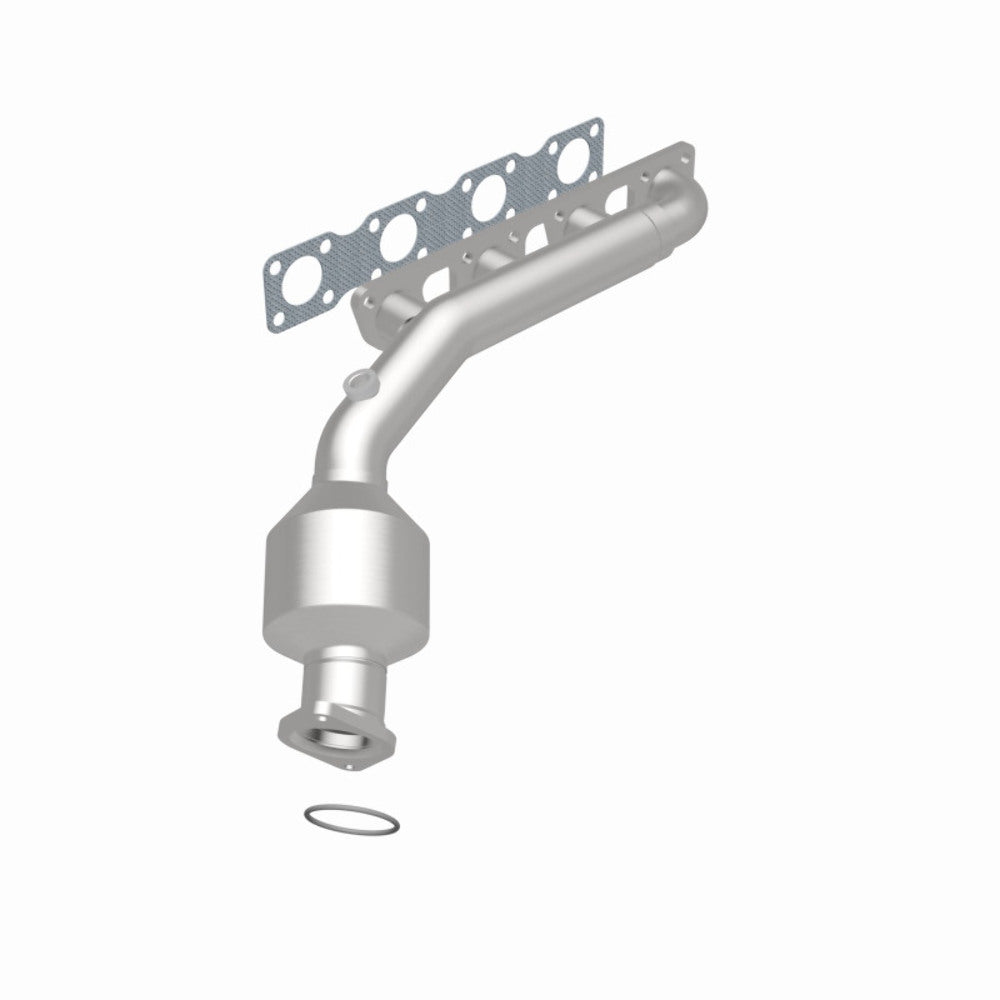 MagnaFlow direct-fit catalytic converter fits 2003-2004 INFINITI M45 and 2003-2006 INFINITI Q45, this and 2003-2004 M45 V8 4.5 4.5 inch inlet/outlet stainless steel CARB compliant 