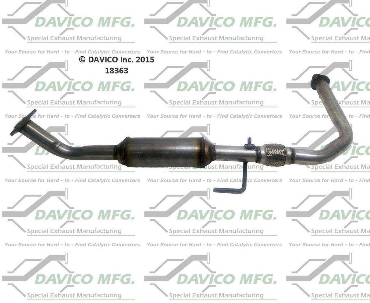 t 2003-2004 Toyota Tundra Catalytic Converter 18363 Davico Mfg