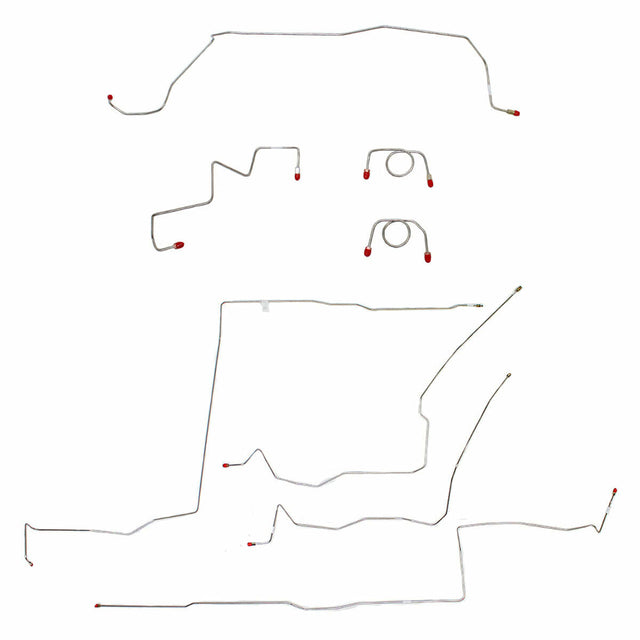Brake Line Kit for 2003-2005 Dodge Neon ABS stainless steel