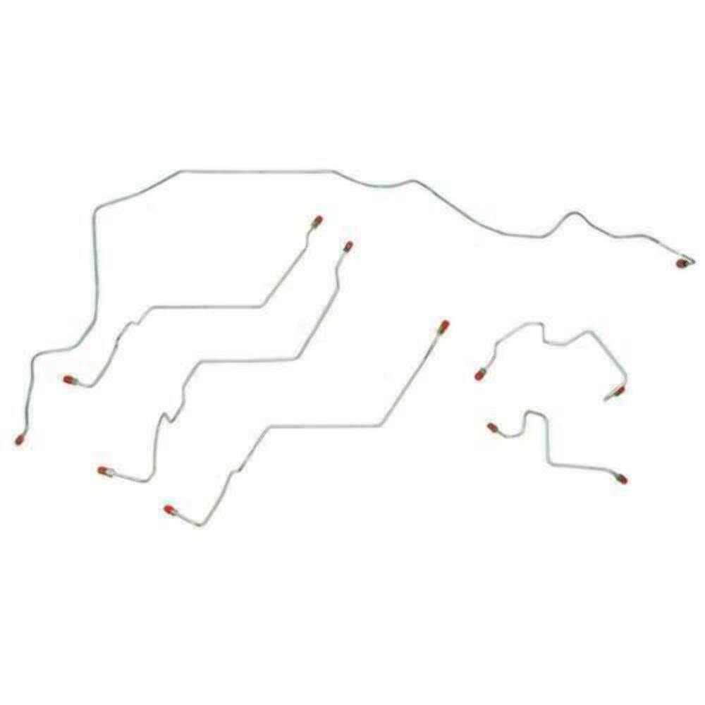 t 2003 - 2005 Dodge Ram 2500/3500 4WD, AWABS Front Brake Line Kit - WKT0354OM Fine Lines