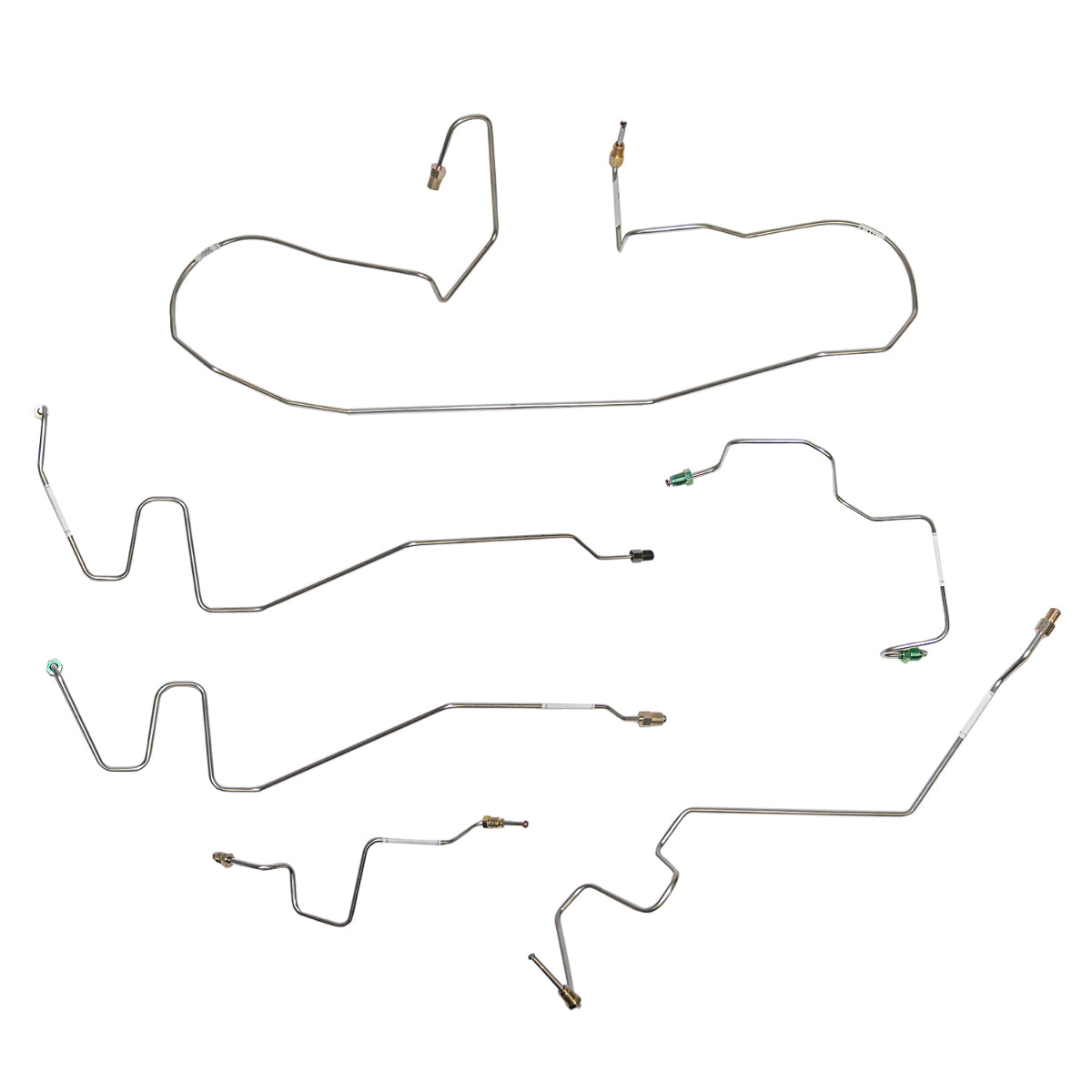 t 2003 - 2005 Dodge Ram 2500/3500 4WD, AWABS Front Brake Line Kit - WKT0354OM Fine Lines