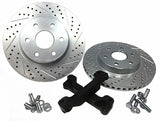2003-2006 Escalade ESV BIG Claw Disc Brake Rotors Front 2301044 slotted