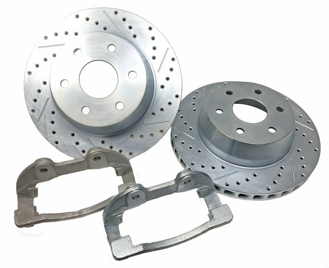 2003-2006 Escalade ESV BIG Claw Disc Brake Rotors Rear 2302024 slotted