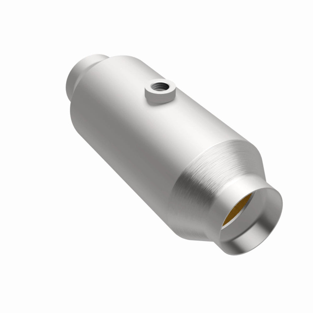 MagnaFlow universal catalytic converter 2.5 inch inlet/outlet stainless steel CARB compliant 5551356