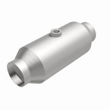 MagnaFlow universal catalytic converter 2.5 inch inlet/outlet stainless steel CARB compliant 5551356