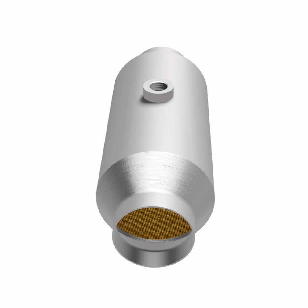 MagnaFlow universal catalytic converter 2.5 inch inlet/outlet stainless steel CARB compliant 5551356
