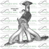 t 2003-2008 Mazda 6 Catalytic Converter 17102 Davico Mfg