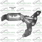 t 2003-2008 Mazda 6 Catalytic Converter 17102 Davico Mfg