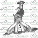 t 2003-2008 Mazda 6 Catalytic Converter 17102 Davico Mfg