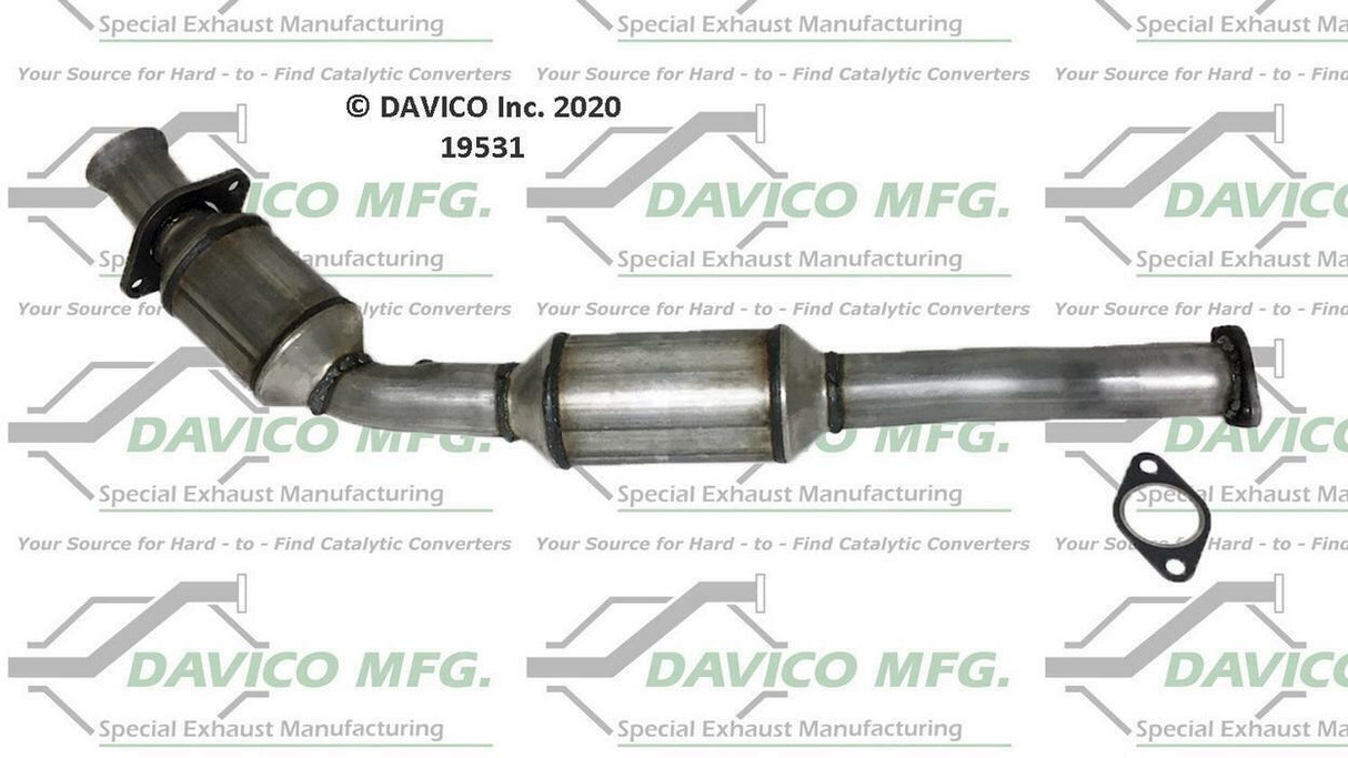 t 2003-2010 Lincoln Town Car Catalytic Converter 19531 Davico Mfg