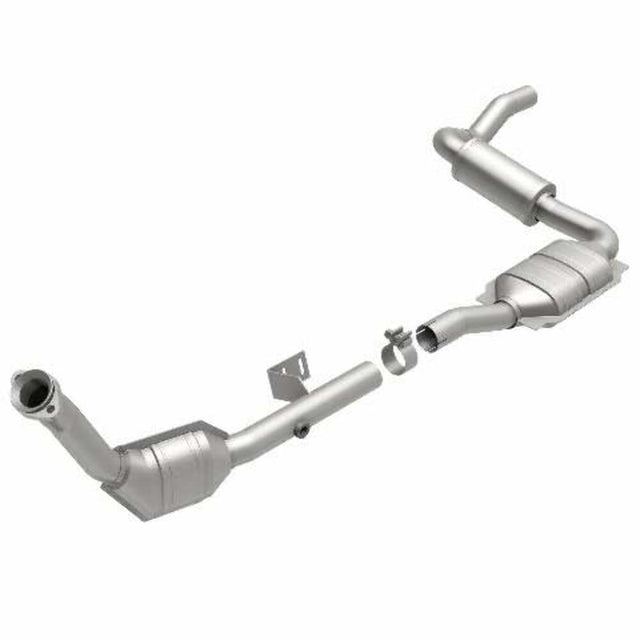 MagnaFlow direct-fit catalytic converter fits 2003 Mercedes-Benz ML320 3.2L and 2003 Mercedes ML320 3.2L stainless steel CARB compliant OBDII 51843