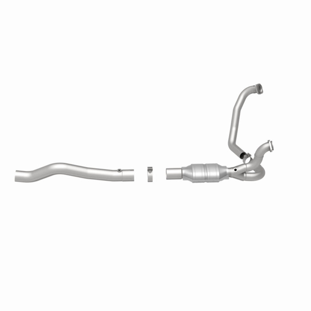 MagnaFlow direct-fit catalytic converter fits 2003 Dodge Ram 1500 5.7L and 2003 Ram 1500 5.7 2WD 5.7 inch inlet/outlet stainless steel Federal EPA compliant OBDII 93416