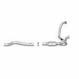 MagnaFlow direct-fit catalytic converter fits 2003 Dodge Ram 1500 5.7L and 2003 Ram 1500 5.7 2WD 5.7 inch inlet/outlet stainless steel Federal EPA compliant OBDII 93416