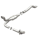 MagnaFlow direct-fit catalytic converter fits 2003 Dodge Ram 1500 5.7L and 2003 Ram 1500 5.7 2WD 5.7 inch inlet/outlet stainless steel Federal EPA compliant OBDII 93416