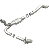 MagnaFlow direct-fit catalytic converter fits 2003 Dodge Ram 1500 5.7L and 2003 Ram 1500 5.7 2WD 5.7 inch inlet/outlet stainless steel Federal EPA compliant OBDII 93416