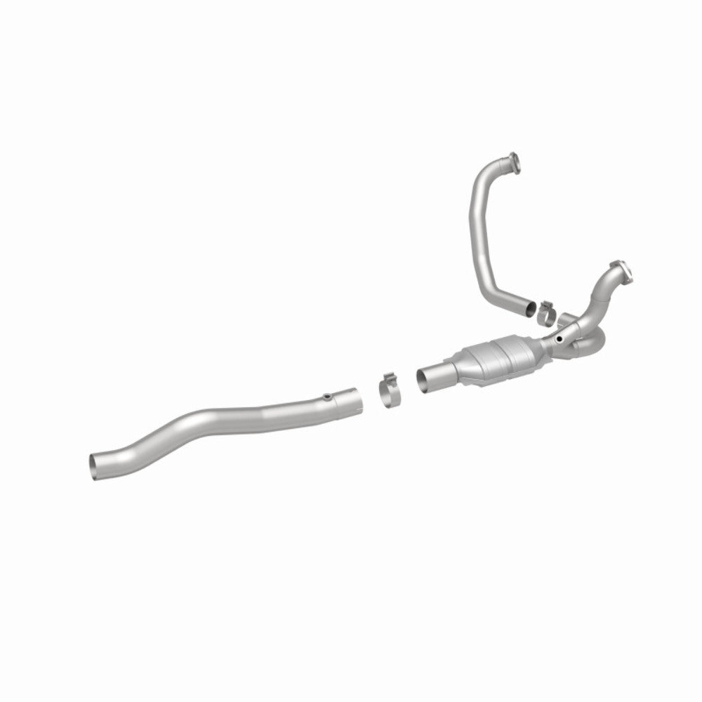MagnaFlow direct-fit catalytic converter fits 2003 Dodge Ram 1500 5.7L and 2003 Ram 1500 5.7 2WD 5.7 inch inlet/outlet stainless steel Federal EPA compliant OBDII 93416
