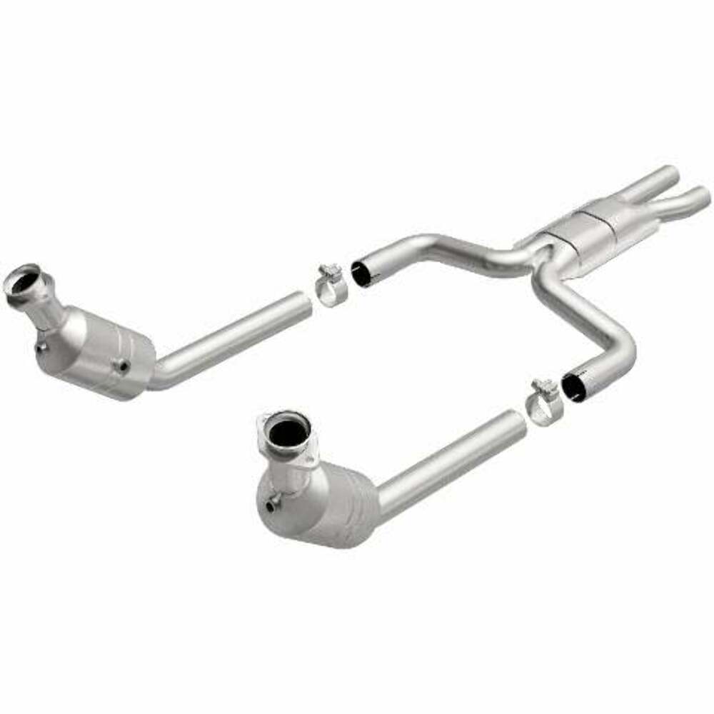 MagnaFlow direct-fit catalytic converter fits 2003-2004 Ford Thunderbird and Lincoln LS, this and 2003 THUNDERBIRD 3.9L stainless steel CARB compliant OBDII 52099