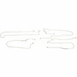 Brake Line for 2004-2005 Buick Lesabre Complete Brake Kit 4 Wheel Disc Stainless AWABS ABS stainless steel