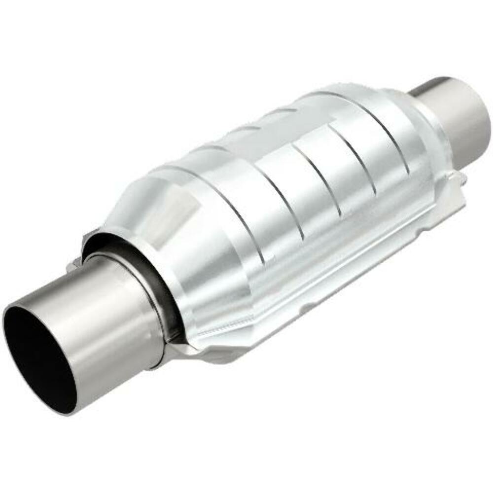 MagnaFlow universal catalytic converter 2.25 inch inlet/outlet stainless steel CARB compliant 454205