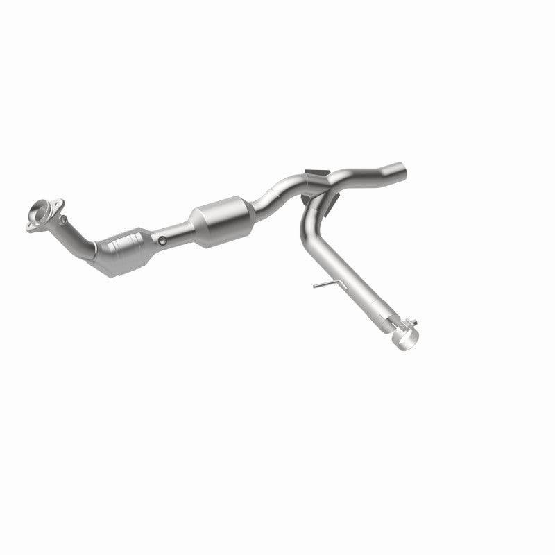 MagnaFlow direct-fit catalytic converter for 2004-2006 Ford F-150 4.6 inch inlet/outlet stainless steel CARB compliant 52450