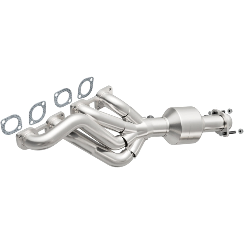 MagnaFlow direct-fit catalytic converter for 2004-2005 BMW driver side stainless steel CARB compliant 452789