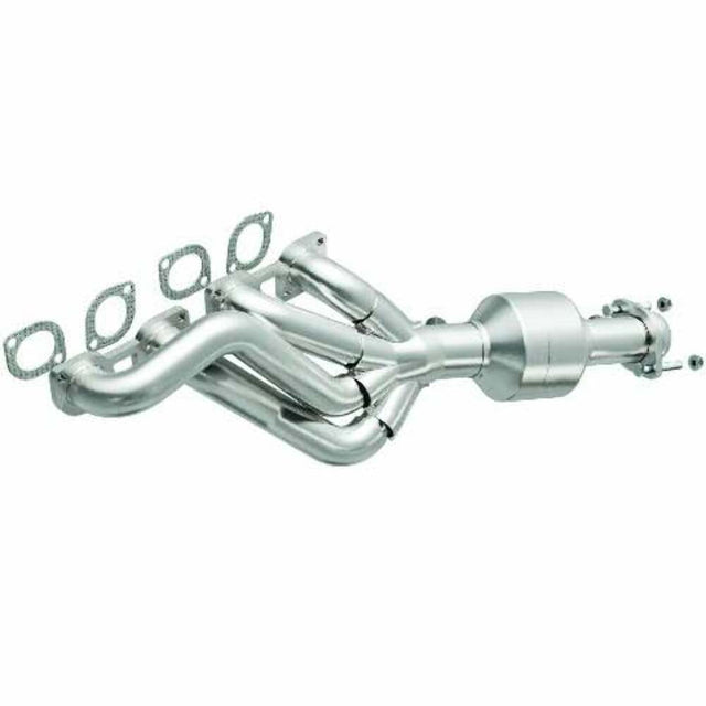 MagnaFlow direct-fit catalytic converter for 2004-2005 BMW driver side stainless steel CARB compliant OBDII 49789