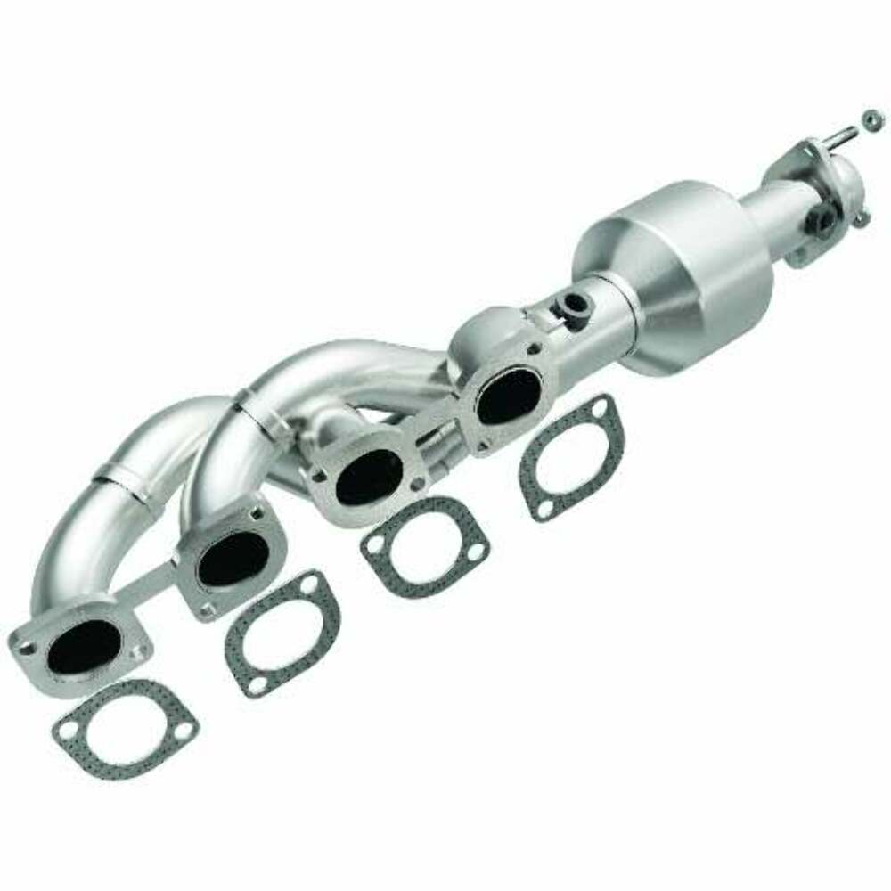 MagnaFlow direct-fit catalytic converter for 2004-2005 BMW passenger side stainless steel CARB compliant OBDII 49790