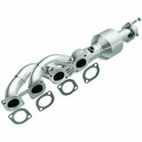 MagnaFlow direct-fit catalytic converter for 2004-2005 BMW passenger side stainless steel CARB compliant OBDII 49790