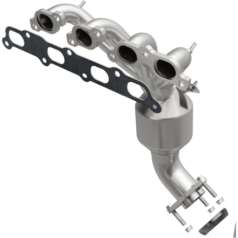 MagnaFlow direct-fit catalytic converter fits 2004-2006 Chevrolet Colorado, GMC Canyon, and more, this and 2004-2005 Colorado 2.8L stainless steel CARB compliant OBDII 49327