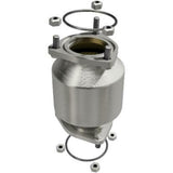 MagnaFlow direct-fit catalytic converter fits 2004-2005 Suzuki Forenza and 2005 Suzuki Reno, this and 2004-2005 Suzuki Forenza 2.0L stainless steel CARB compliant 551291