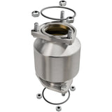 MagnaFlow direct-fit catalytic converter fits 2004-2005 Suzuki Forenza and 2005 Suzuki Reno, this and 2004-2005 Suzuki Forenza 2.0L stainless steel CARB compliant 551291