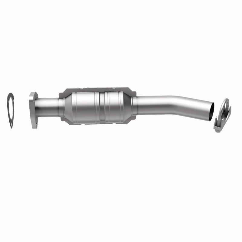 MagnaFlow direct-fit catalytic converter fits 2004-2005 Suzuki Forenza and 2005 Suzuki Reno, this and 2004-2005 Suzuki Forenza 2.0L stainless steel CARB compliant 557812
